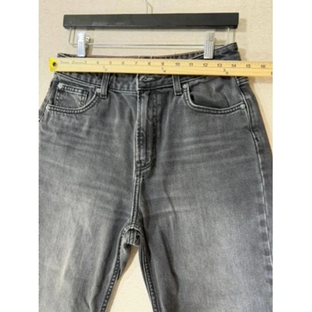We The Free Pacifica High Rise Slim Straight Leg Jeans Women 28 Black Excellent - Picture 3 of 8
